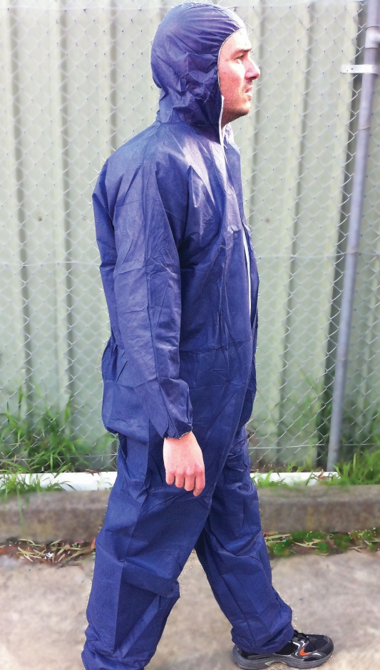 Other view of ATS COVERALLS DISPOSABLE DCPPB BLU 2XL