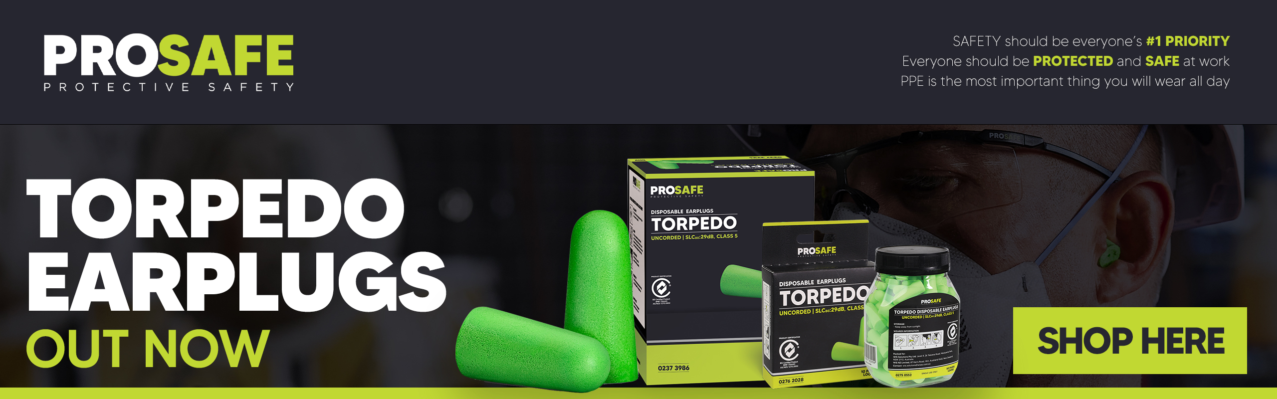 PROSAFE Torpedo Earplugs