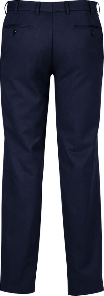 Other view of Men's Flat Front Pant – Polyester - Bamboo – Navy – 87R – 70112R – Biz Corporates