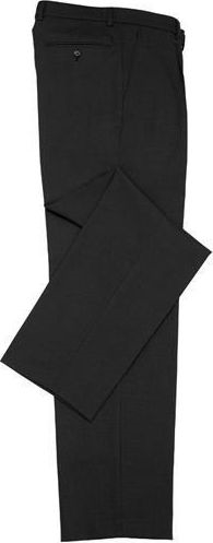 Other view of Bizcollection - Men's Pleated Front Pant – Polyester - Viscose – Black – 72R – BS29110 – Classic - BS29110-BLK-72R