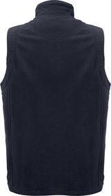 Other view of Men's Plain Vest – Polyester - Low Pill Micro Fleece – Navy – 5X-Large – F233MN – Plain Vest – Biz Collection