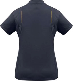 Other view of Ladies Polo T-Shirt – Polyester – Navy/Gold – 8 – P244LS – United New Generation Biz Cool™ – Biz Collection