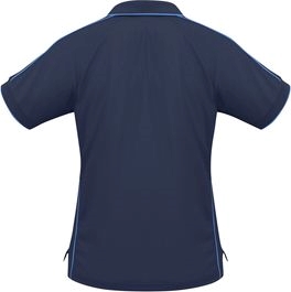 Other view of Women's Polo Shirt – Polyester – Navy/Mid Blue – 8 – P9925 – Resort Biz Cool™ – Biz Collection