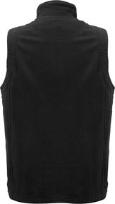 Other view of Men's Plain Vest – Polyester - Low Pill Micro Fleece – Black – X-Large – F233MN – Plain Vest – Biz Collection