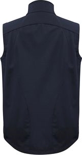 Other view of Men's Softshell Vest – Polyester – Navy/Graphite – X-Large – J404M – Geneva Biz Tech™ – Biz Collection