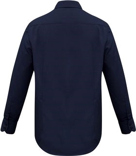 Other view of Men's Shirt – Polyester - Cotton Poplin – Navy – 4X-Large – SH714 – Metro – Biz Collection