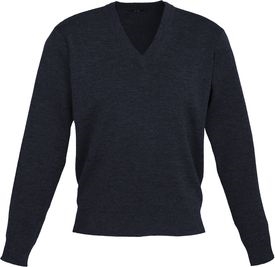 Other view of Bizcollection Men's Traditional Knitwear Pullover – Wool - Acrylic – Navy – 5X-Large – WP6008 – Woolmix – Biz Collection