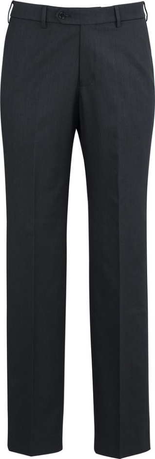 Other view of Men's Flat Front Pant – Polyester - Bamboo – Charcoal – 92R – 70112R – Biz Corporates