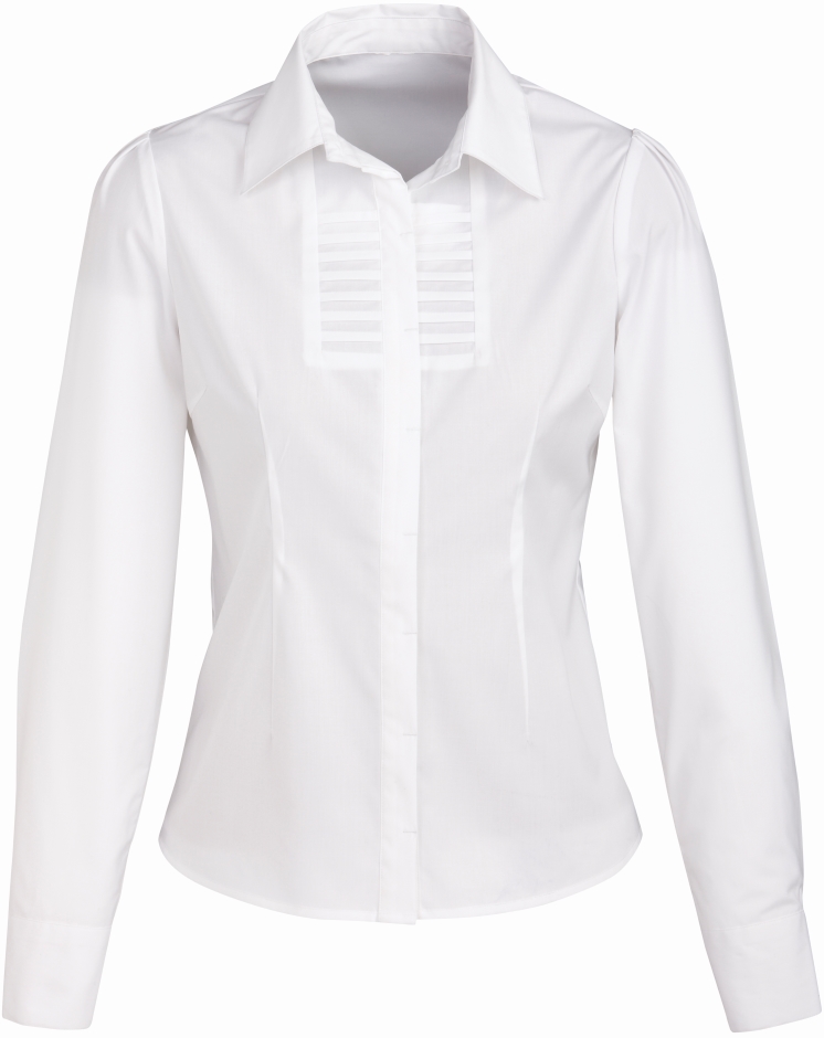 Other view of Ladies Shirt – Cotton - Polyester - Elastane – White – 12 – S121LL – Berlin – Biz Collection