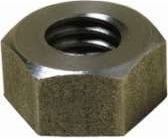 Other view of Holdite Industries Nuts - Nut - Hex Standard - Bright Steel - Plain / Black - Imperial - BSF - 1/4"