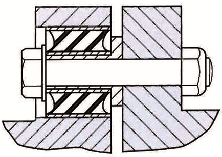 Other view of Silentbloc Bush - Rubber/Trunnion Assembly - HFRT14