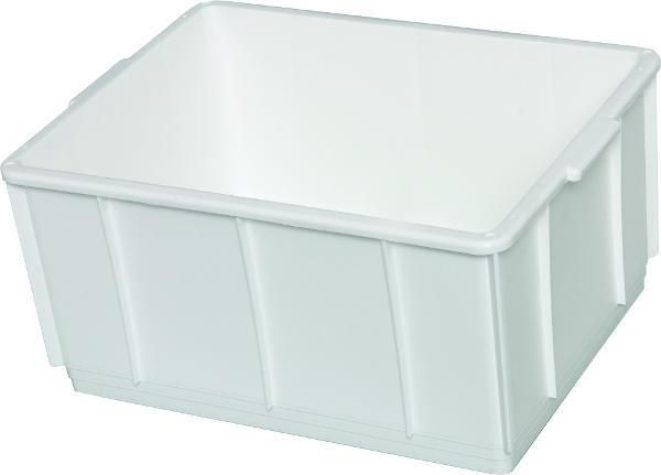 Other view of M-TB002WH Tote Box - Medium - Polypropylene - White - 432 mm x 210 mm x 320 mm - 21L - Icon Plastics