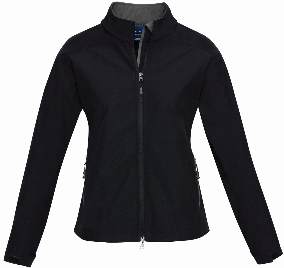 Other view of Ladies Jacket – Breathable Polyester – Black/Graphite – Large – J307L – Geneva Biz Tech™ – Biz Collection