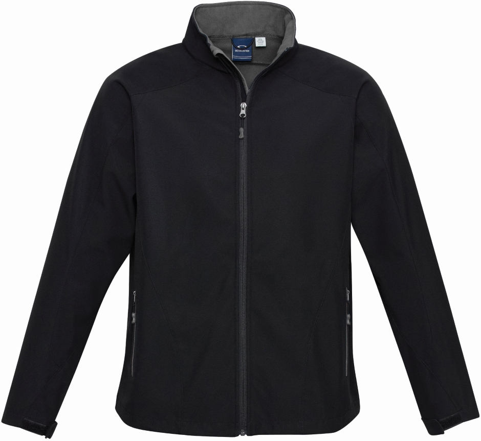 Other view of Bizcollection Men's Softshell Jacket – Breathable Polyester – Navy/Graphite – Large – J307M – Geneva Biz Tech™ – Biz Collection