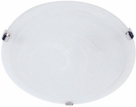 Other view of Circular Fluorescent Alabaster Oyster - E27 - 240 V - (1) 20 W - Lanark