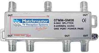 Other view of Matchmaster 07MM-GM06 Splitter 6Way 5-24Mhz - 7mm