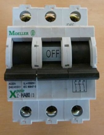 Other view of Disconnector Main Switch - 1-Pole - 80 A - Moeller