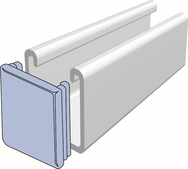 Other view of Unistrut P2240 - End Cap - Plastic - UV Stabilised - to suit P1000 & P2000 Strut