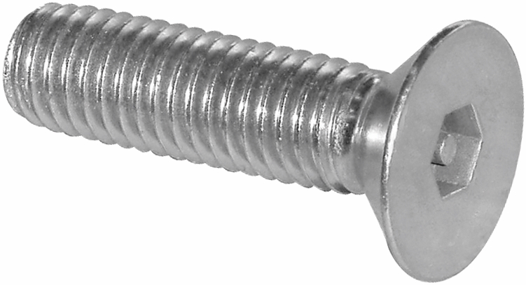 Other view of PHCM830 Security Post Screw - Countersunk Head - Hex Drive - 304 Stainless Steel - M8 x 30mm - Sentinel