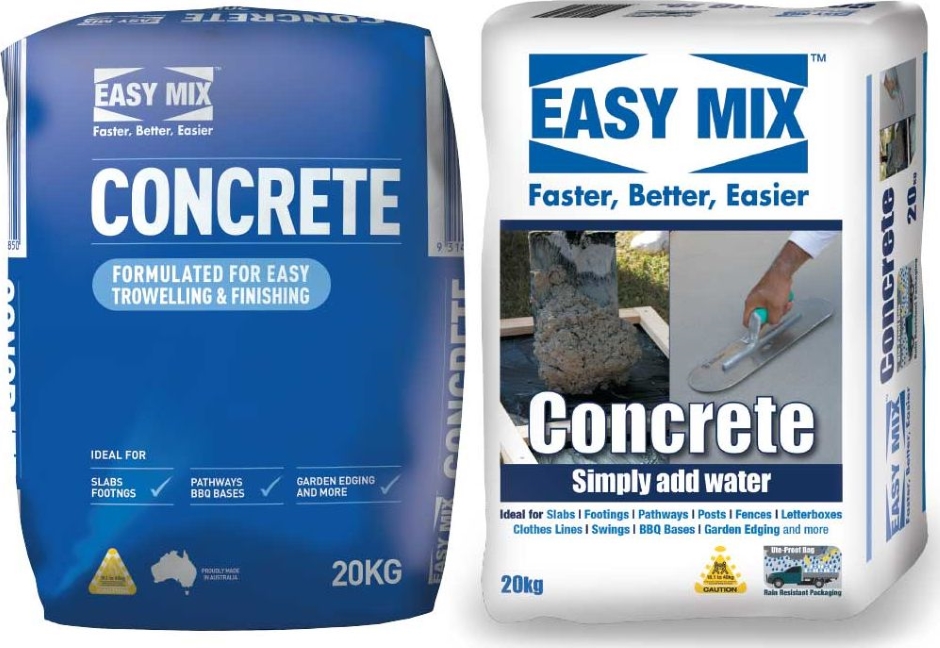 Other view of Concrete - Pre Mixed - 20 kg Bag - 105 20KG - Easy Mix - River Sands