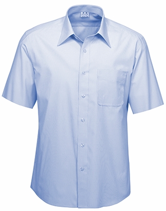 Other view of Men's Shirt – Polyester - Cotton – Blue – 3X-Large – S251MS – Ambassador – Biz Collection