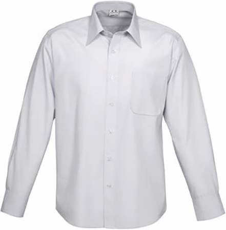 Other view of Men's Shirt – Polyester - Cotton – Silver Grey – Large – S251MS – Ambassador – Biz Collection