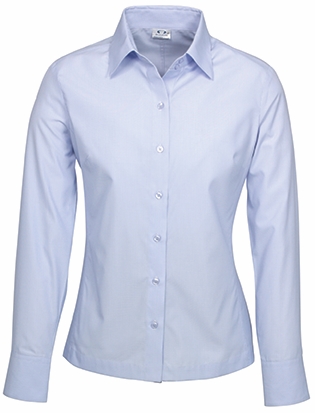 Other view of Bizcollection Ladies Shirt – Polyester - Cotton – Blue – 18 – S29520 – Ambassador – Biz Collection