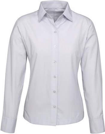 Other view of Ladies Shirt – Polyester - Cotton – Silver Grey – 14 – S29520 – Ambassador – Biz Collection