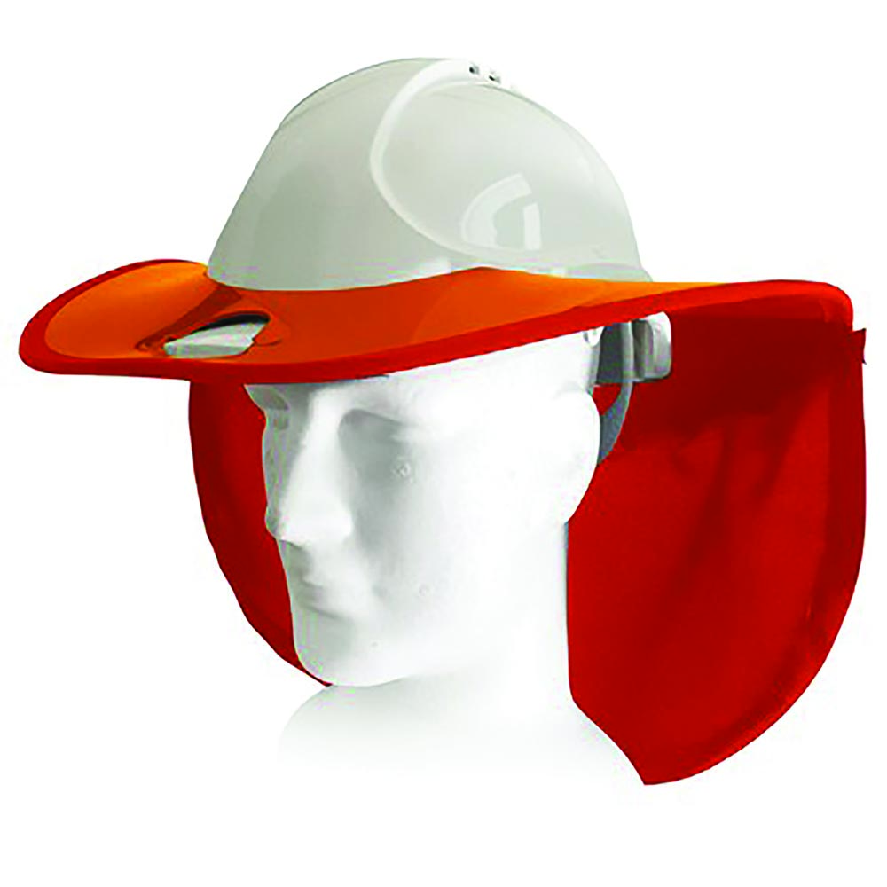 Other view of Snap Brim - Hard Hat - Standard Model - with Neck Flap - Suited to Scott Helmets