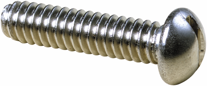 Other view of Stainless Steel - Screw - Machine Round - SS304 - Self Colour - Imperial - BSW - 1/4X3/8"