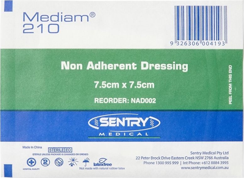 Other view of DRESSING NON ADHERENT Q710.2 7.5X7.5CM