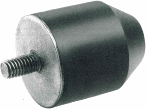 Other view of Silentbloc Mount instrument - B/Stud Type - Metric - Zinc Plated - 75kg - 45mm - AB206