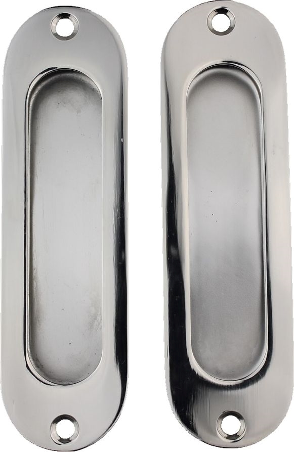 Other view of Flush Pull - Concealed Circular - Stainless Steel - Chrome - 34 mm x 120 mm - BWSRFP120CP - Trio