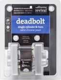 Other view of Deadbolt - Square Single Cylinder & Turn - Satin Chrome Pearl - 65 mm x 65 mm - WDB70SCC - Trio - 6/Pack