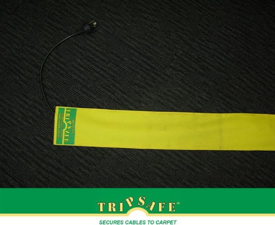 Other view of Tripsafe CABLE COVER CARPET  YELLOW 10M