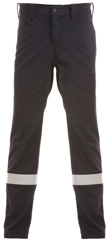 Other view of Tuffa Workwear Trouser with Reflective Tape - Flame-Retardant - HRC 2 - Cotton - Navy - 112S - TR0004 - Tuffa