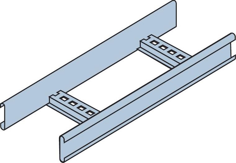 Other view of Unistrut LEE1016 - NEMA Steel Cable Ladder - 12B - 150W x 6m - Hot Dipped Galvanised