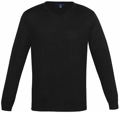 Other view of Bizcollection Men's Contemporary Wool Blend Pullover – Pre-Shrunk Wool - Acrylic – Black – 2X-Large – WP417M – Milano – Biz Collection