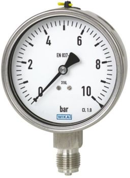 Other view of Wika Gauge - Model 232.50 - 316L Stainless Steel - 0 to 2500 kPa - 1/4inch NPT - Direct Bottom - 63mm - 12733700