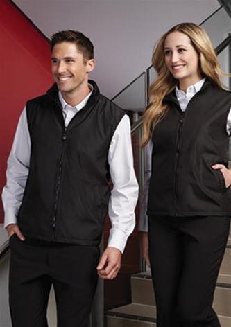 Other view of Unisex Vest – Polyester Outer - Polyester Panel With Micro Fleece Inner – Navy – 2X-Large – NV5300 – Reversible – Biz Collection